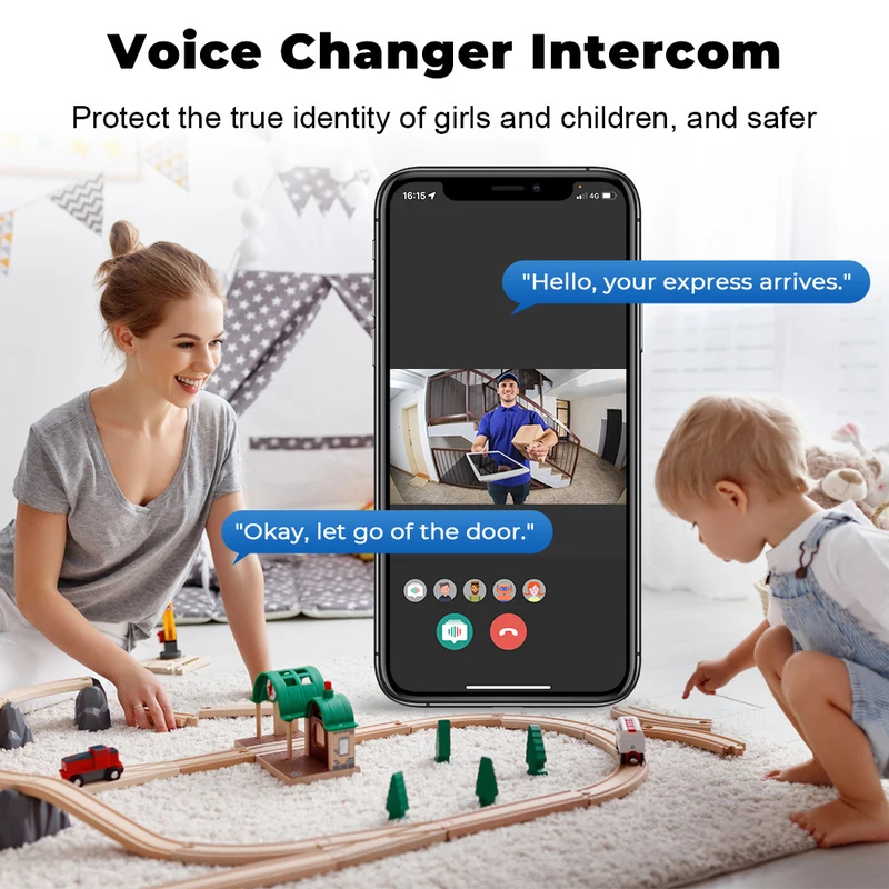 جرس باب ذكي لاسلكي مع كاميرا ف - مراجعة Home Security Front Door Camera وسعره
