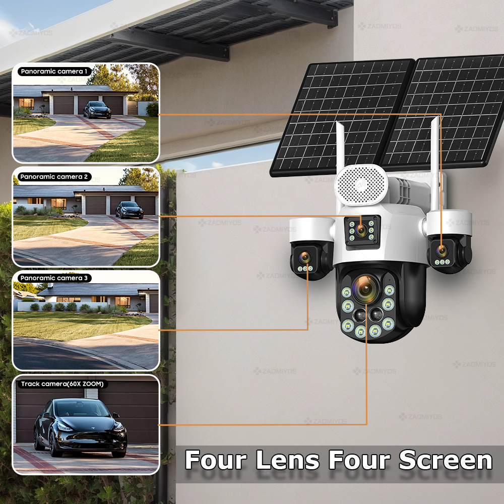 4 عدسات خارجية 360 درجة °   كا - مراجعة Home Security Items وسعره