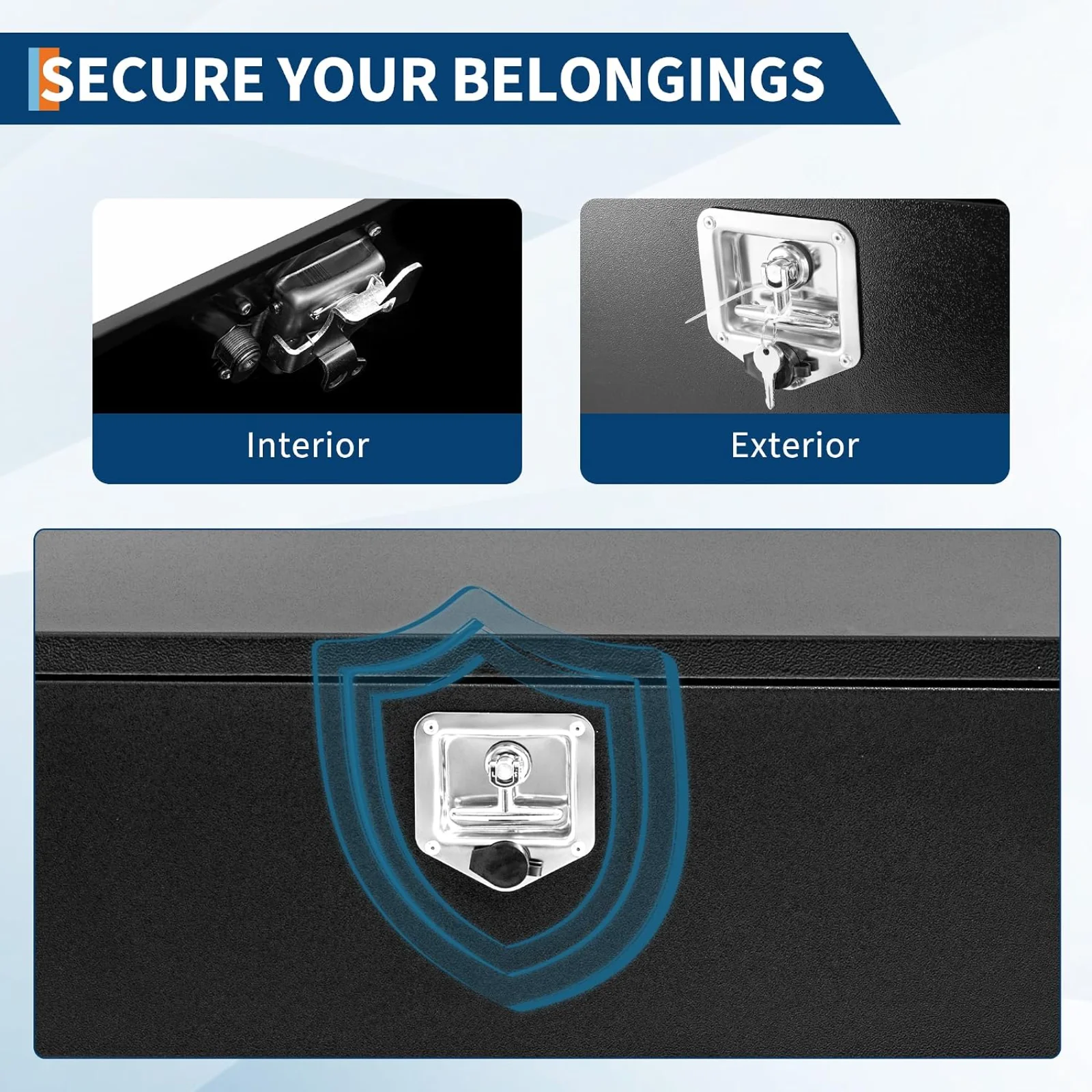 صندوق أدوات متين من الفولاذ ال - مراجعة Home Security Box وسعره
