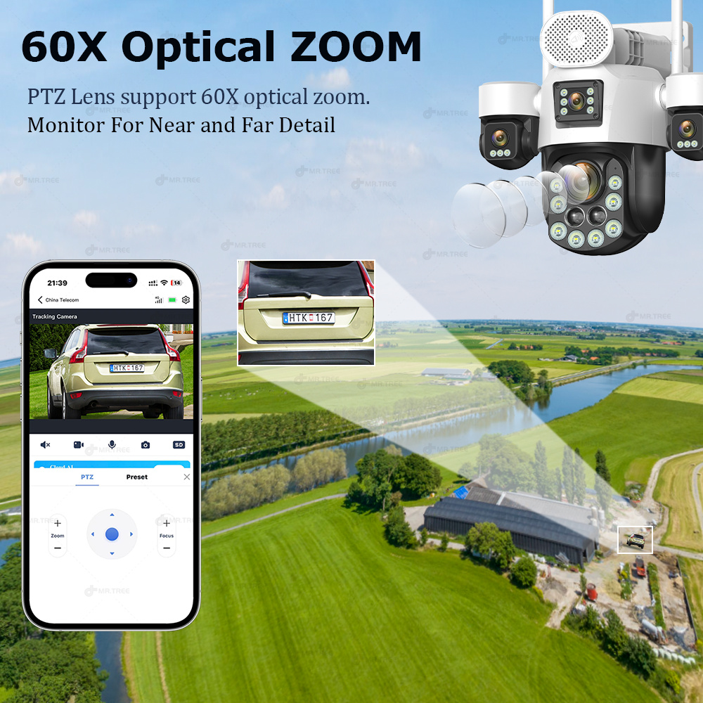 AOV أربعة عدسة كاميرا مراقبة خ - مراجعة Home Security Items وسعره