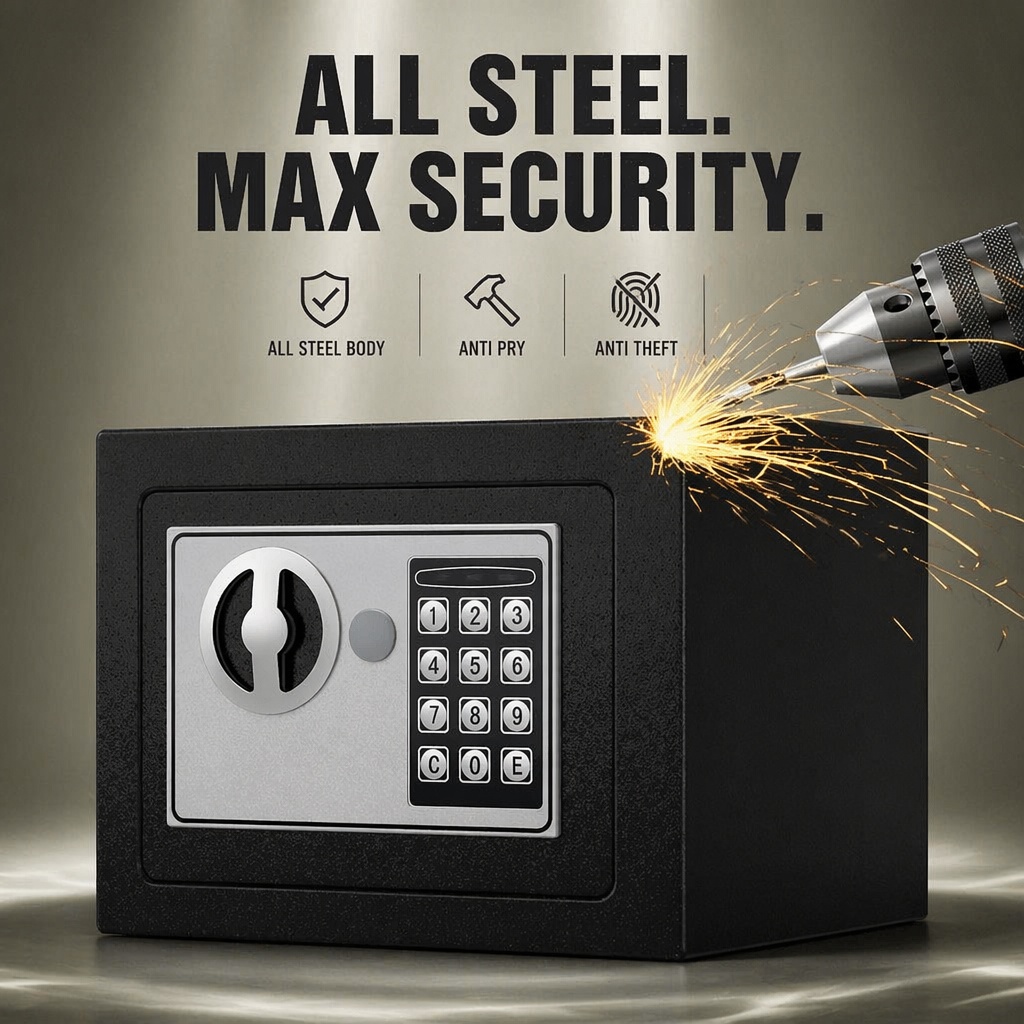 خزنة إلكترونية رقمية من الفولا - مراجعة Home Security Box وسعره