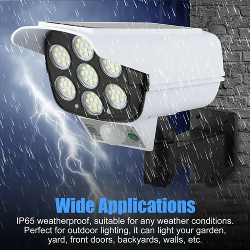 1-2 حزمة 77LED مستشعر حركة بال - مراجعة Home Security Flood Lights وسعره